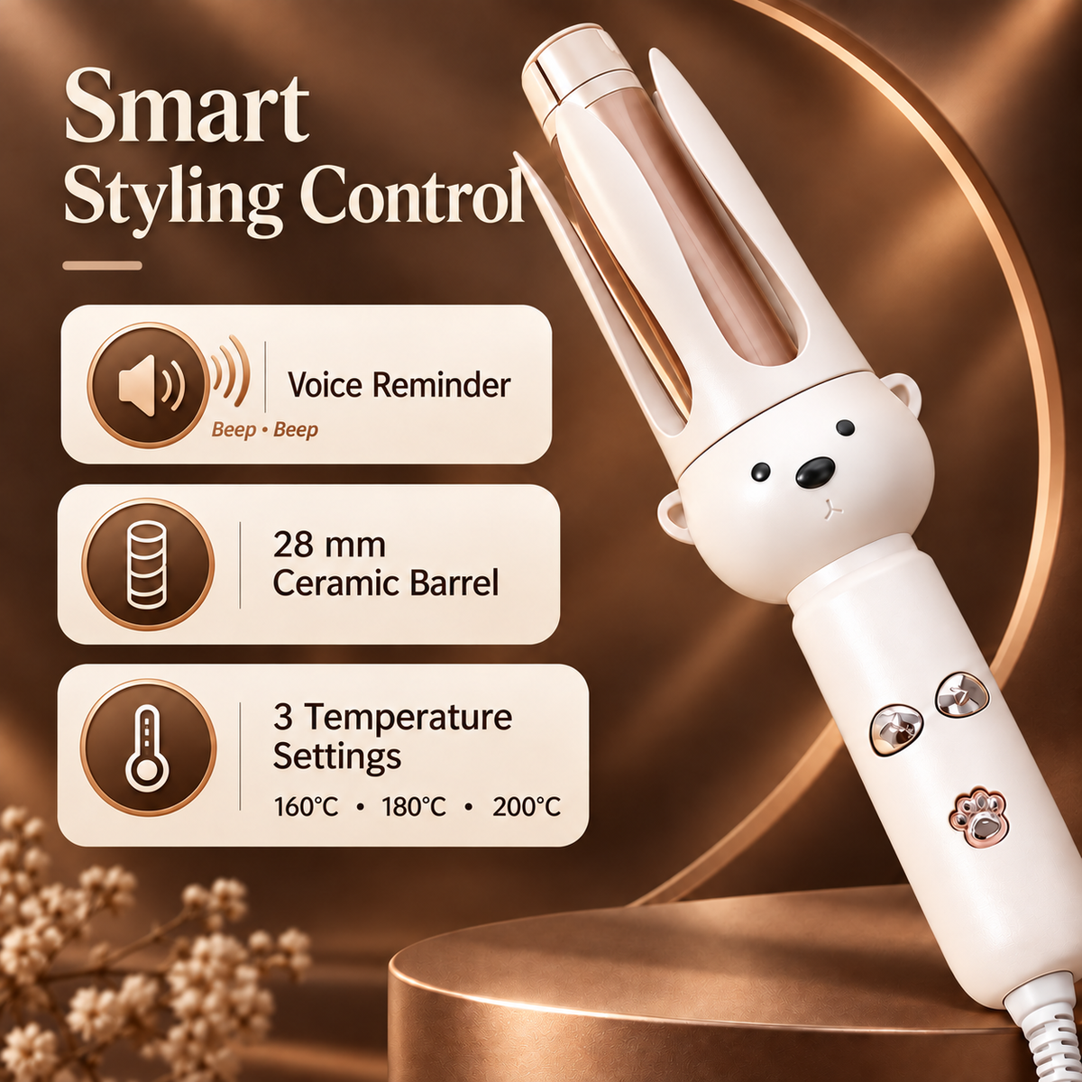 BearCurl Automatic Hair Curler