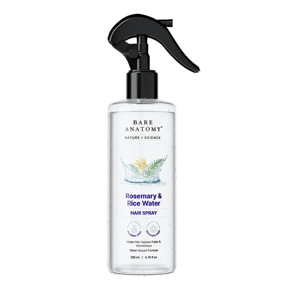 Nature x Science Rosemary Water and Rice Water |100% Natural Extract | Soft & Smooth Hair Non-Greasy & Fast Absorbing | 200 ml