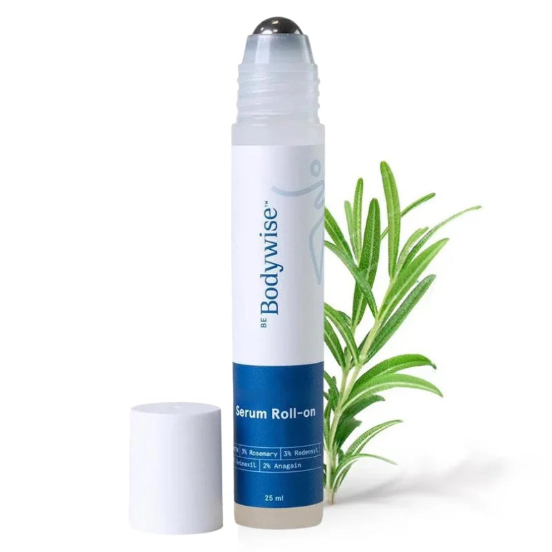 Be Bodywise 3% Natural Rosemary Extract For Thicker Hair Roller 25ml Lightweight Roll On Hair Thickening Treatment Hair Care