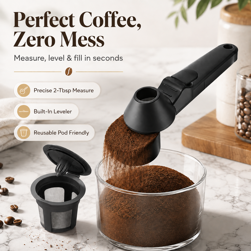 BrewScoop™ Coffee Pod Filling Tool